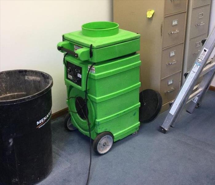 sanitized the area using sophisticated air scrubbers and restoration techniques and equipmen