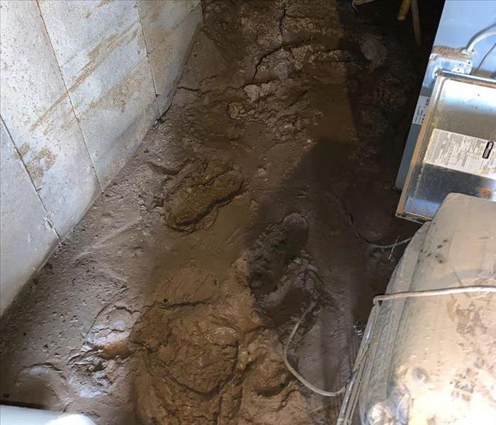 pre-mitigation of mud in basement
